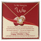 To My Wife - Valentines gift - Love Knot Necklace