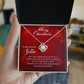 Sister - Amazing - Christmas gift - Love Knot Necklace