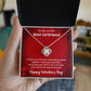 To My Girlfriend - Valentines gift - Love Knot Necklace