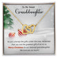 Granddaughter - Greatest Gift - Christmas gift - Interlocking Hearts Necklace