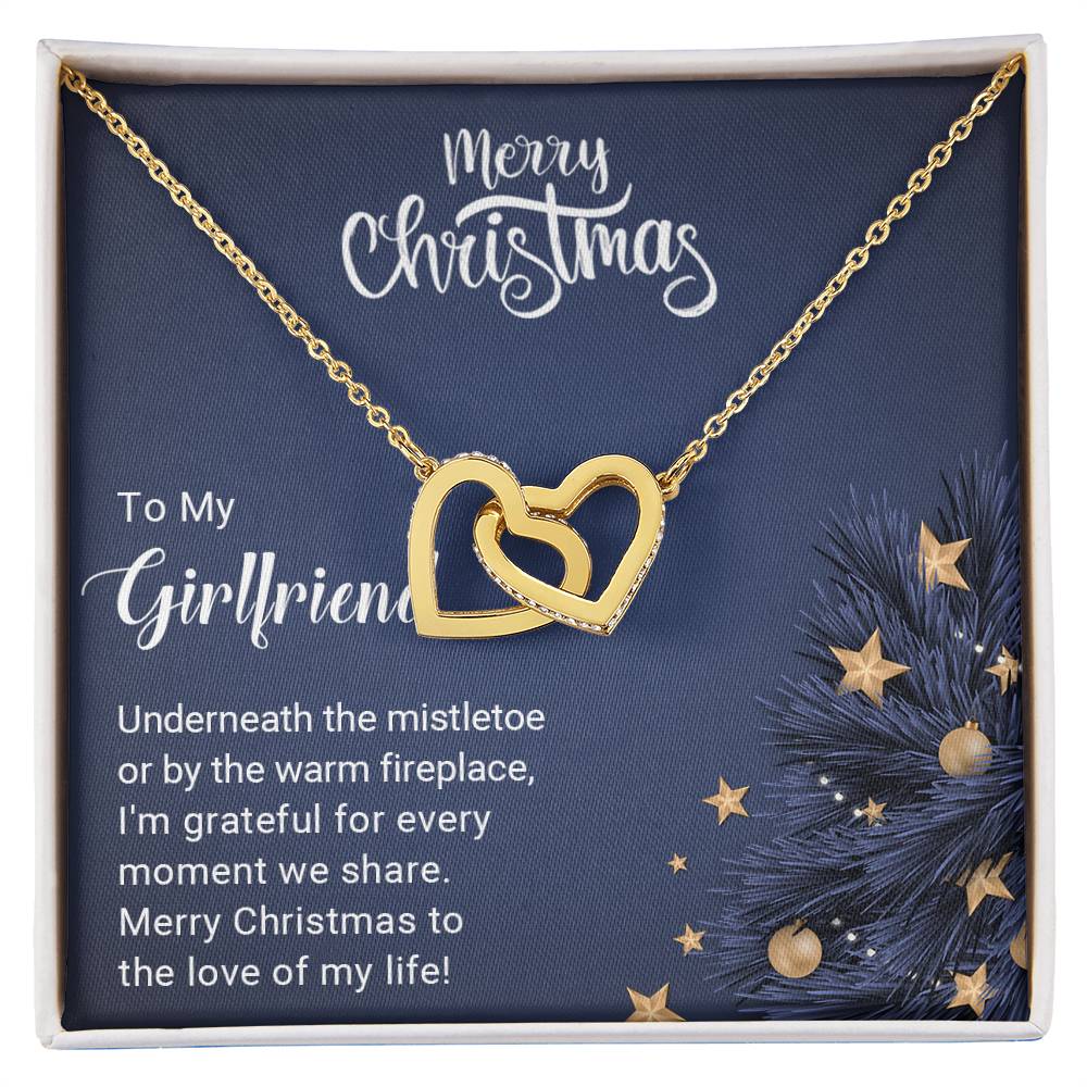 Girlfriend - Christmas Gift - Interlocking Hearts Necklace