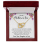 TO MY MOTHER-IN-LAW - MOTHER'S DAY BEST GIFT - INTERLOCKING HEARTS NECKLACE