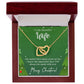 Wife - With you - Christmas gift - Interlocking Hearts Necklace