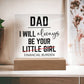 Father's Day Special Gift - Happy Father's Day - Acrylic Square Plaque