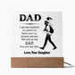 Father's Day Special Gift - Happy Father's Day - Acrylic Square Plaque