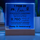 Best Anniversary Gift - Acrylic Square Plaque