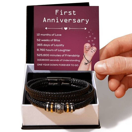 Best Anniversary Gift - Love You Forever Bracelet