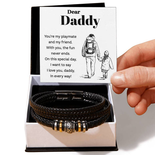 Father's Day Special Gift - Happy Father's Day - Love You Forever Bracelet