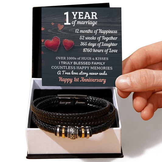 Best Anniversary Gift - Love You Forever Bracelet