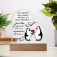 No Matter How Many Storms We May Whether - Valentine's Day Best Gift For - Acrylic Heart Plaque