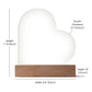 Best Anniversary Gift - Acrylic Heart Plaque