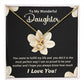 To My Wonderful Daughter - Zodiac Symbol Necklace