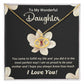 To My Wonderful Daughter - Zodiac Symbol Necklace