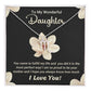 To My Wonderful Daughter - Zodiac Symbol Necklace