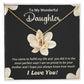 To My Wonderful Daughter - Zodiac Symbol Necklace