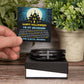 To My Grandson - Best Halloween Gift - Men's Cross Bracelet