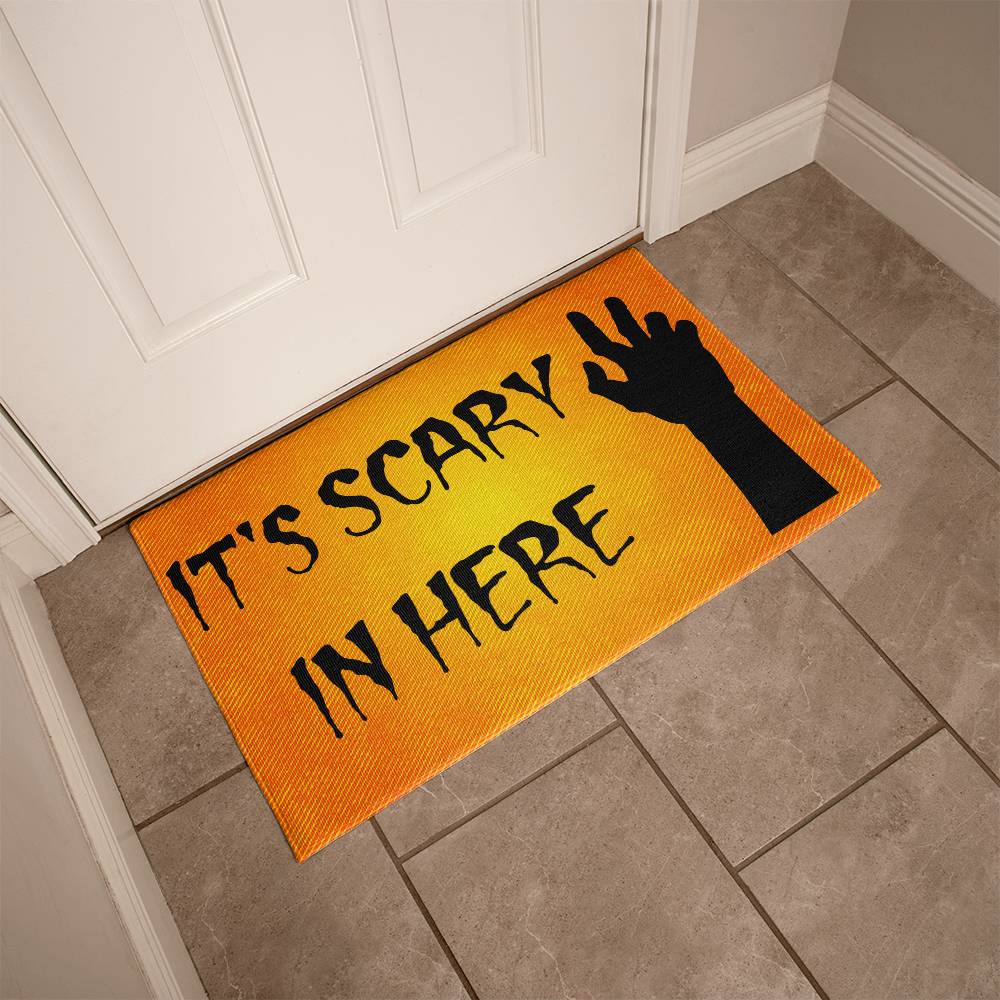 It's Scary In Here - Best Halloween Gift - Welcome Mat