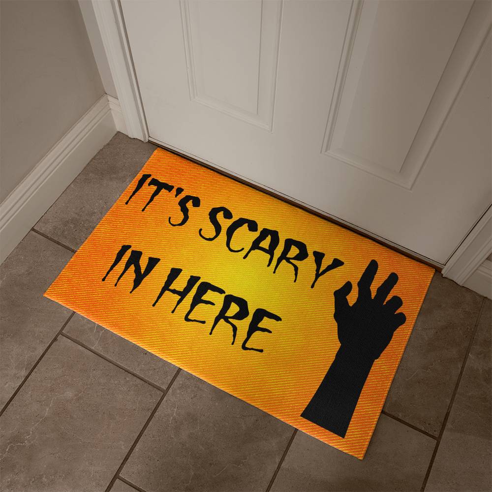 It's Scary In Here - Best Halloween Gift - Welcome Mat