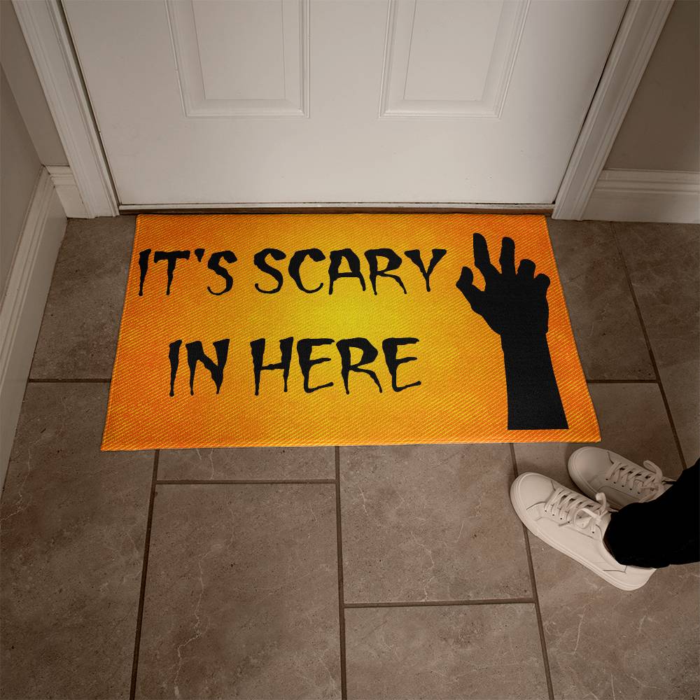 It's Scary In Here - Best Halloween Gift - Welcome Mat