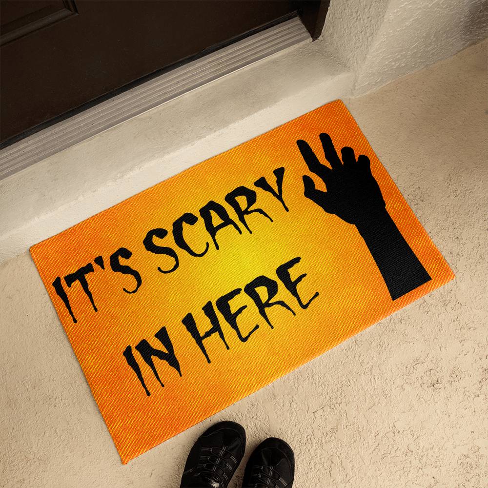 It's Scary In Here - Best Halloween Gift - Welcome Mat