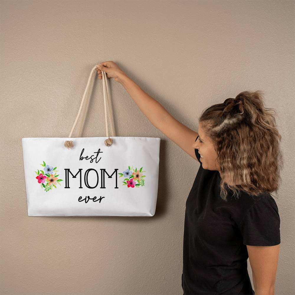 MOM - HAPPY MOTHER'S DAY - WEEKENDER TOTE