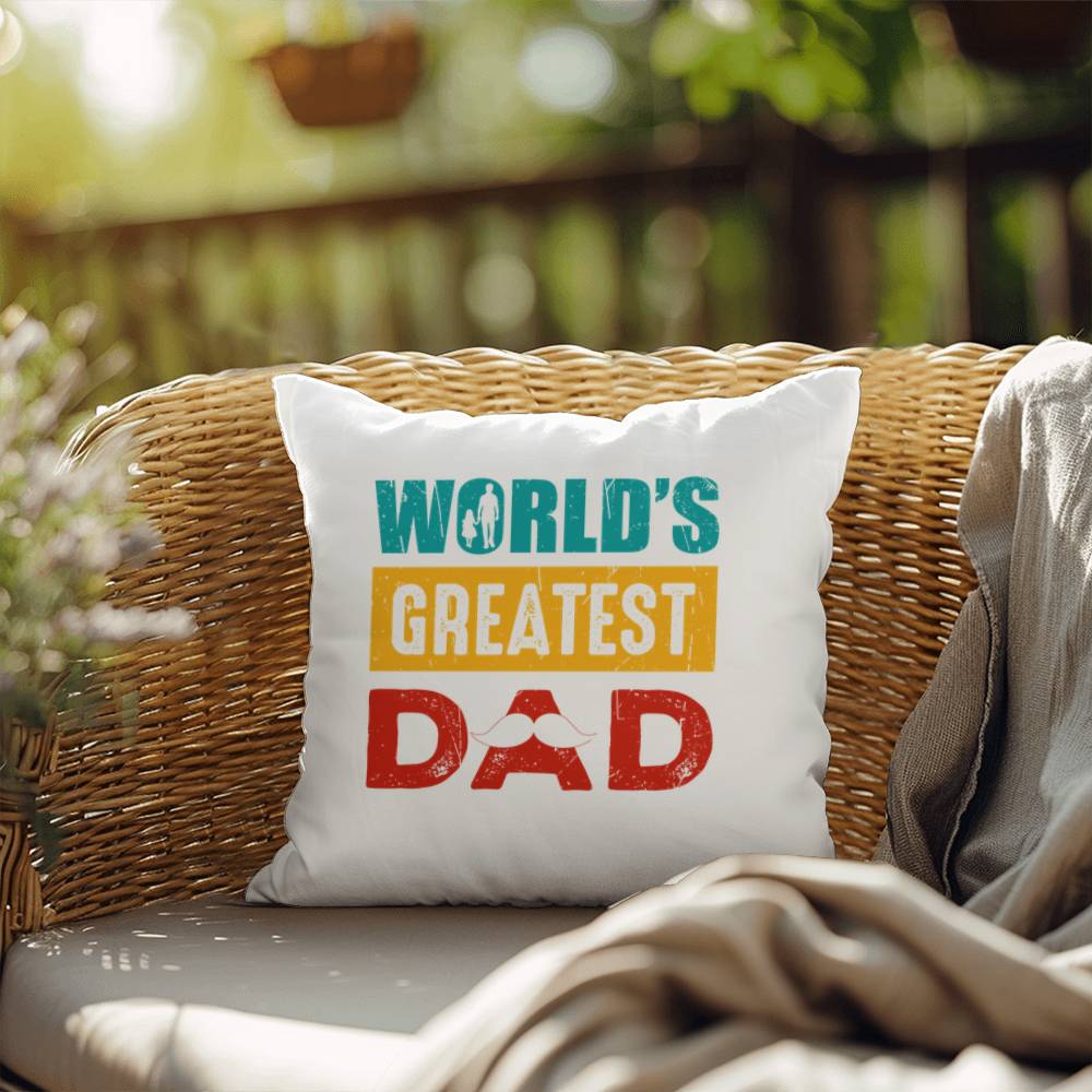 Father's Day Special Gift - Happy Father's Day - Indoor/Outdoor Pillow