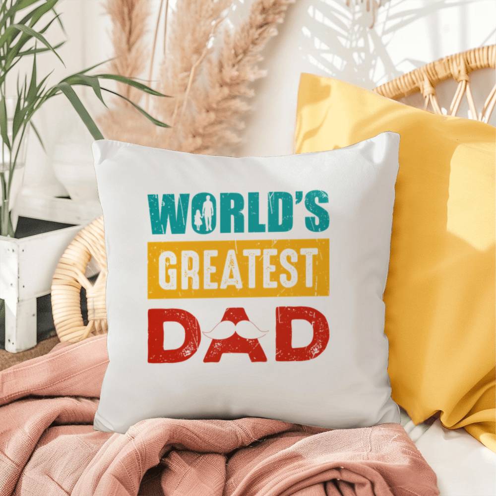 Father's Day Special Gift - Happy Father's Day - Indoor/Outdoor Pillow