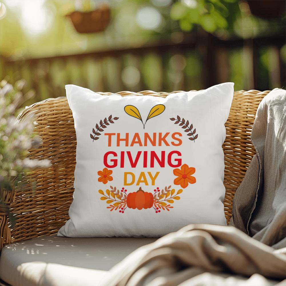 Perfect Thanksgiving Gift - Indoor/Outdoor Pillow