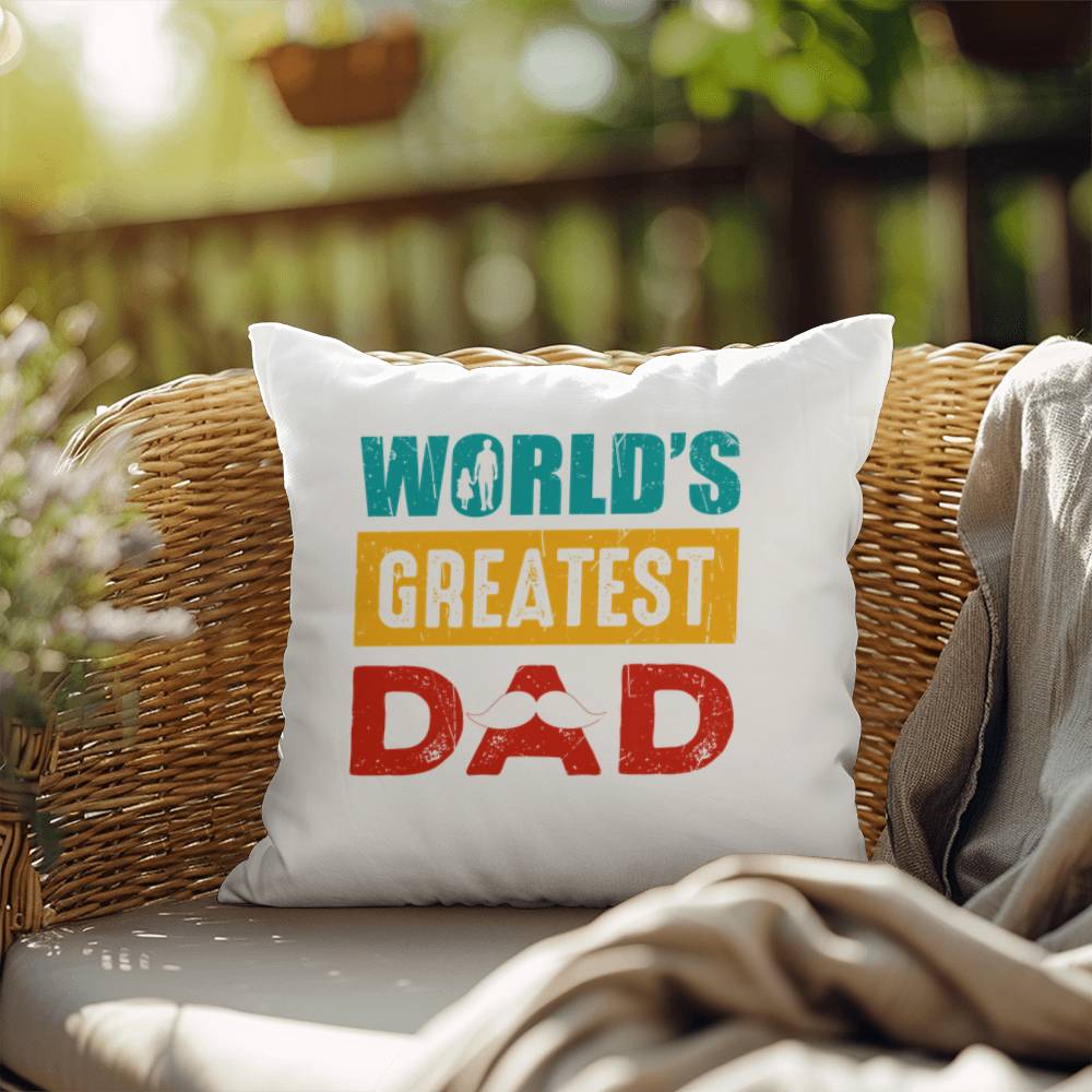 Father's Day Special Gift - Happy Father's Day - Indoor/Outdoor Pillow