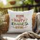 Perfect Thanksgiving Gift - Indoor/Outdoor Pillow
