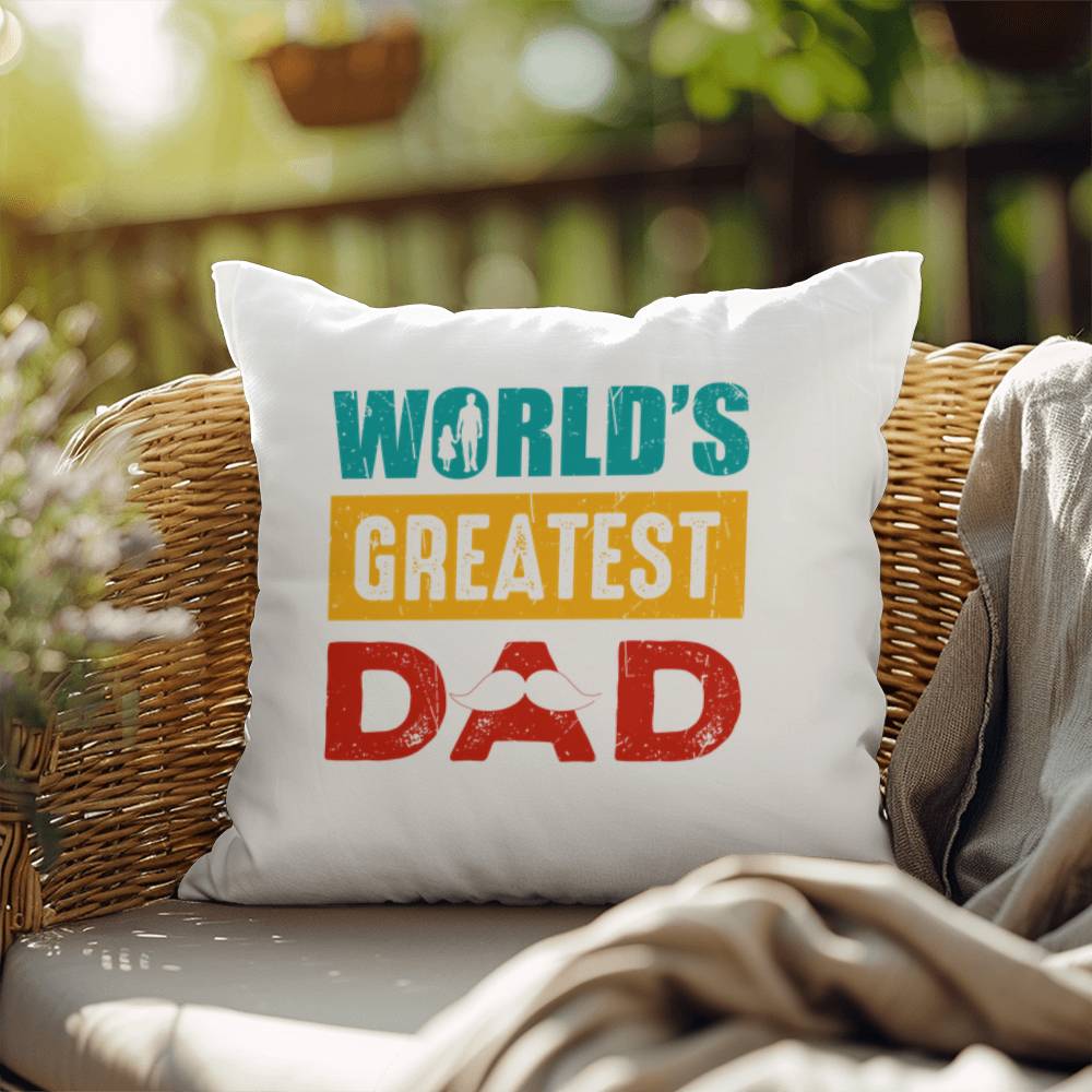 Father's Day Special Gift - Happy Father's Day - Indoor/Outdoor Pillow