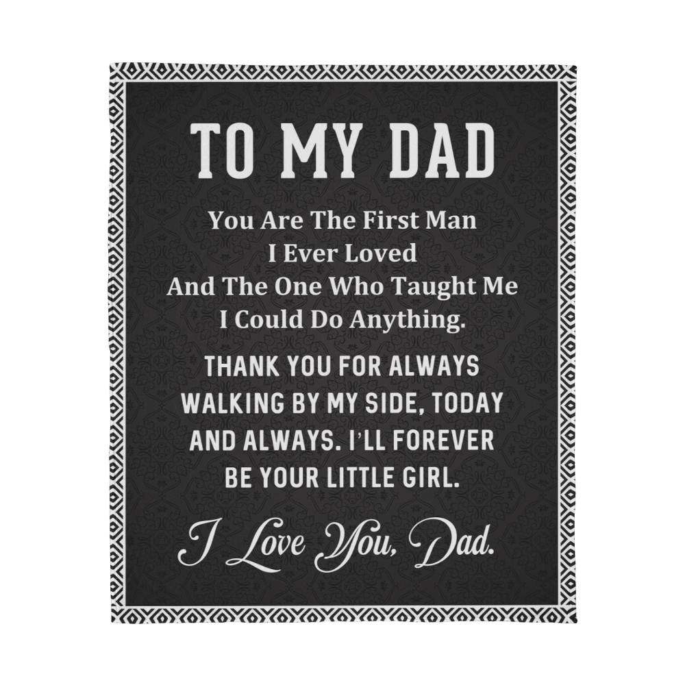 Father's Day Special Gift - Happy Father's Day - Jersey Fleece Blanket