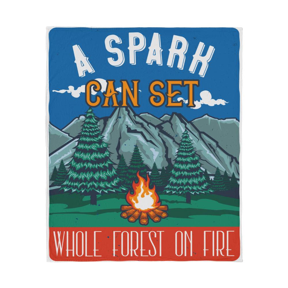 New Camping Blanket - Jersey Fleece Blanket