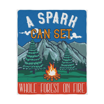 New Camping Blanket - Jersey Fleece Blanket