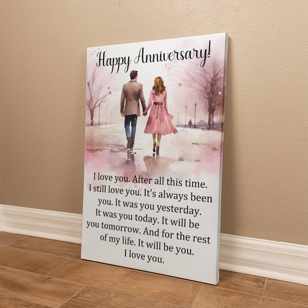 Best Anniversary Gift - Gallery Wrapped Canvas