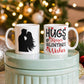 Hugs, Kisses Valentine's Wishes - Valentine's Day Best Gift For - White Ceramic Mug