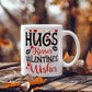 Hugs, Kisses Valentine's Wishes - Valentine's Day Best Gift For - White Ceramic Mug