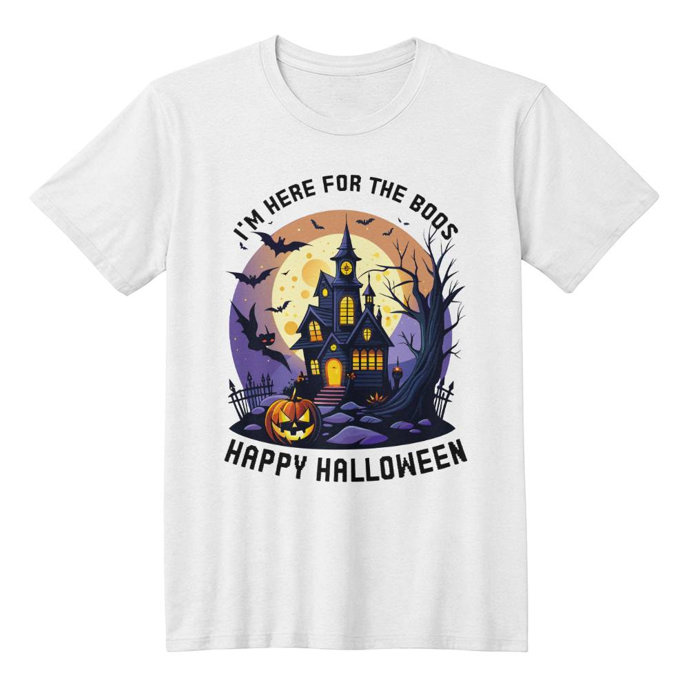 I'm Here For The Boos Happy Halloween - Best Halloween Gift - T-Shirt