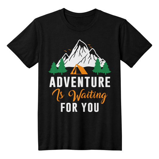 Adventure is waiting for you - Camping  T-Shirt