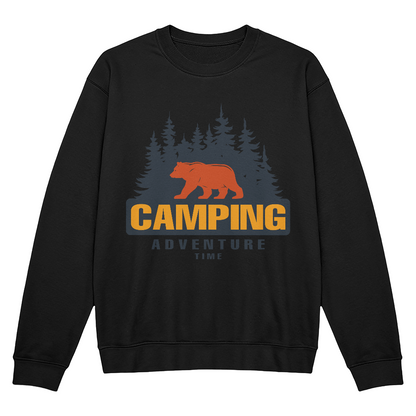 Camping Adventure Time - Crewneck Sweatshirt