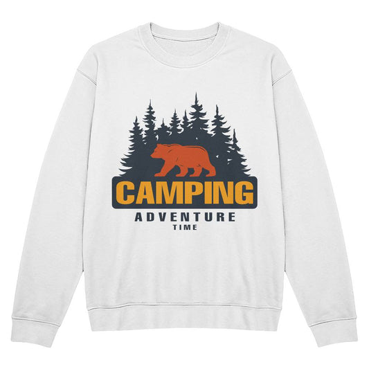 Camping Adventure Time - Crewneck Sweatshirt