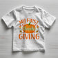 Perfect Thanksgiving Gift - Bella + Canvas 3001T Toddler Jersey Tee Front Print