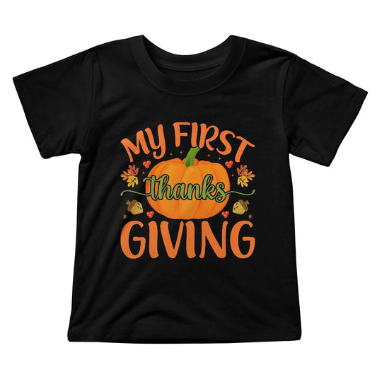 Perfect Thanksgiving Gift - Bella + Canvas 3001T Toddler Jersey Tee Front Print