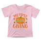 Perfect Thanksgiving Gift - Bella + Canvas 3001T Toddler Jersey Tee Front Print