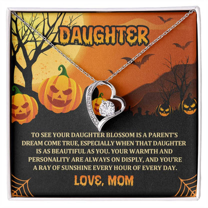 Daughter - Best Halloween Gift - Forever Love Necklace