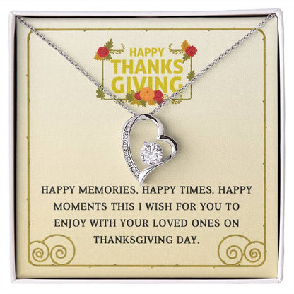 Perfect Thanksgiving Gift - Forever Love Necklace