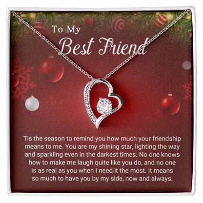 Best Friend - Sparkling - Christmas gift - Forever Love Necklace