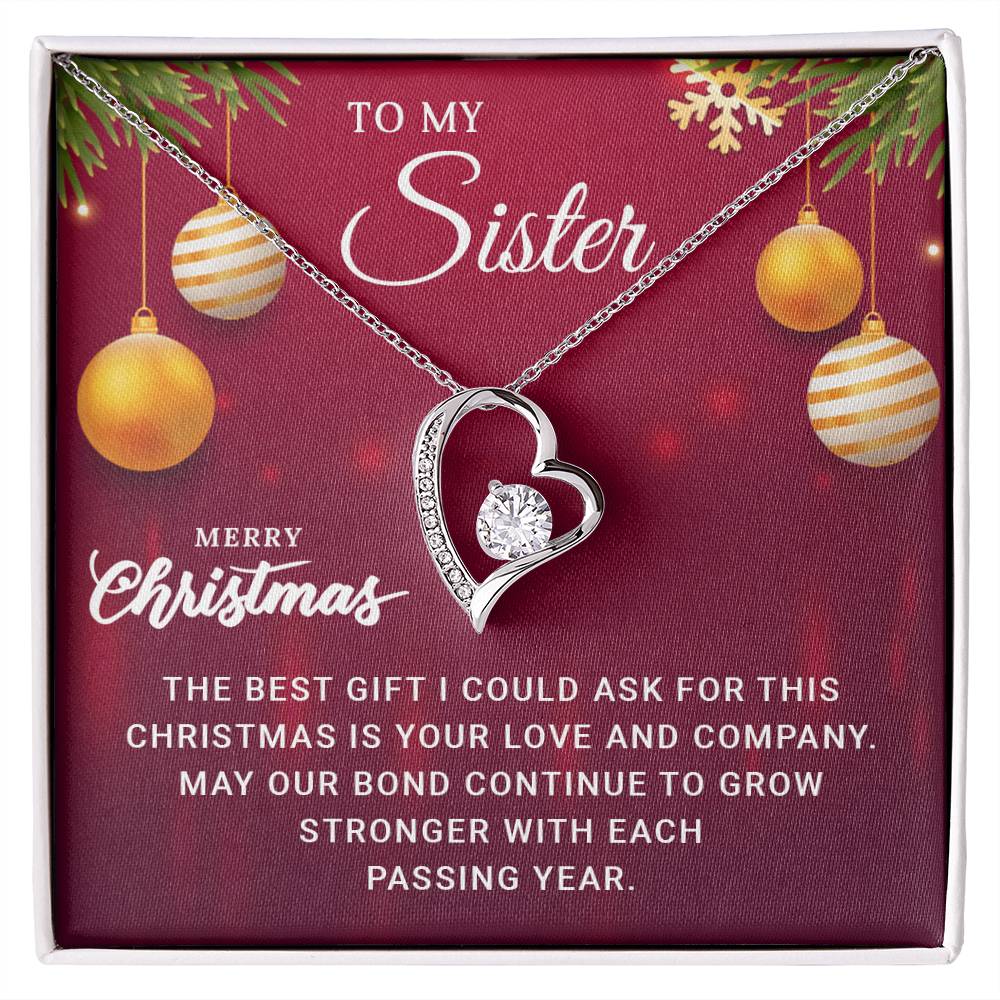 Sister - Best Gift - Christmas gift - Forever Love Necklace