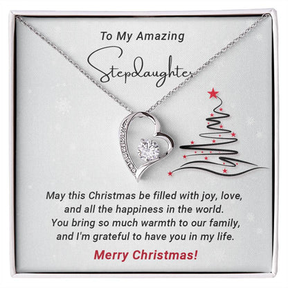 Stepdaughter - Filled with Love - Christmas gift - Forever Love Necklace