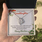 Granddaughter - Brightly - Christmas gift - Forever Love Necklace